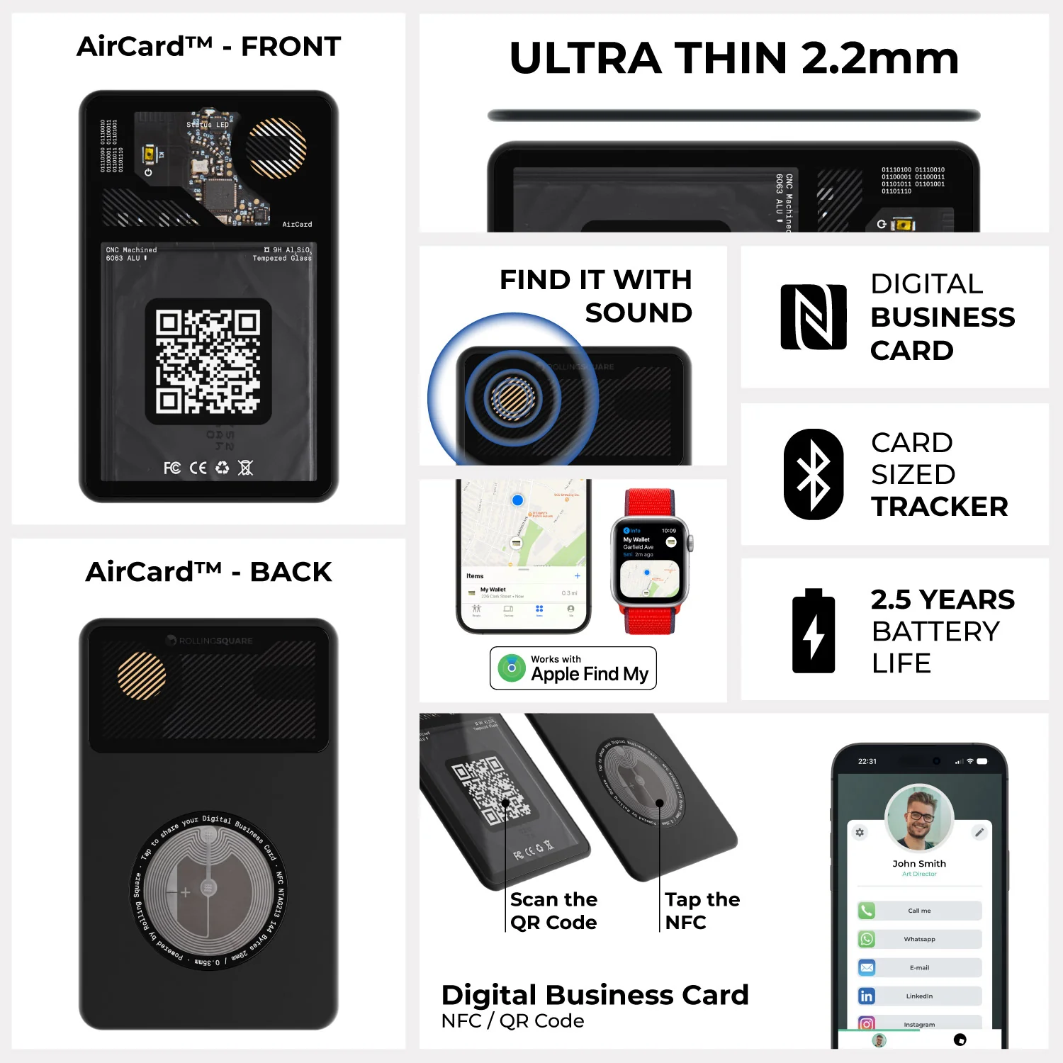 AirCard™ - Card-sized wallet tracker - Image 16