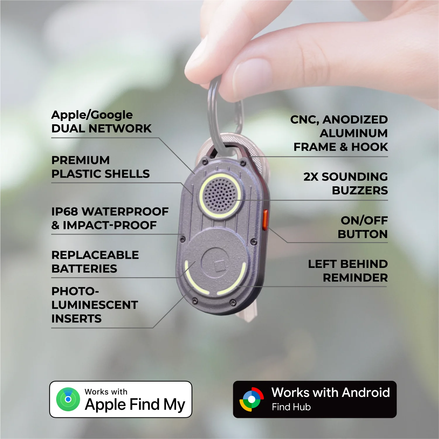 AirNotch™ Pro Dual - Apple+Android Bluetooth tracker - Image 3