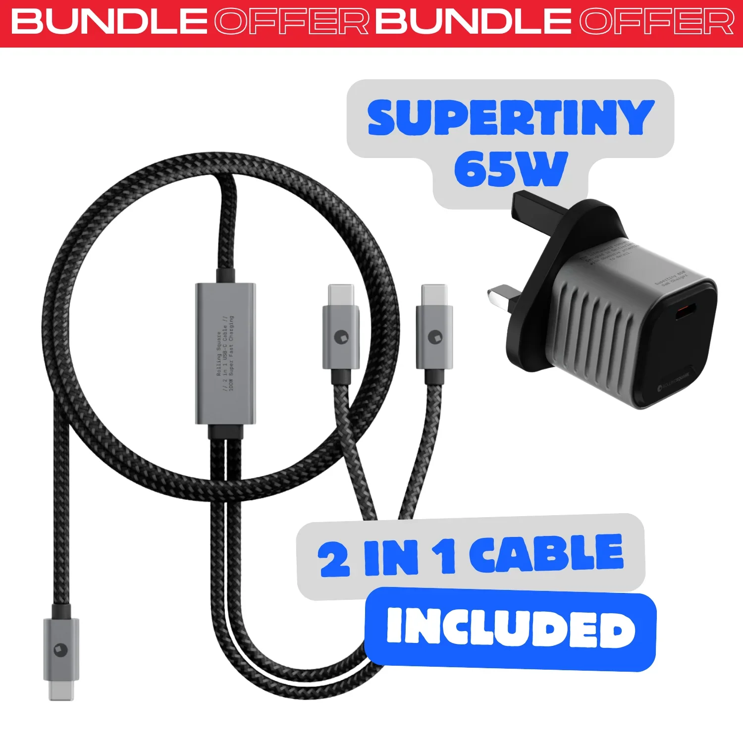 Supertiny 65W + 2in1 Cable (Bundle) - Image 17