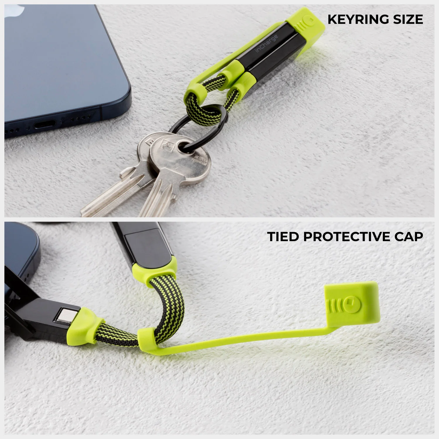 inCharge® XL Pocket - 100W, 6in1 keyring cable - Image 6