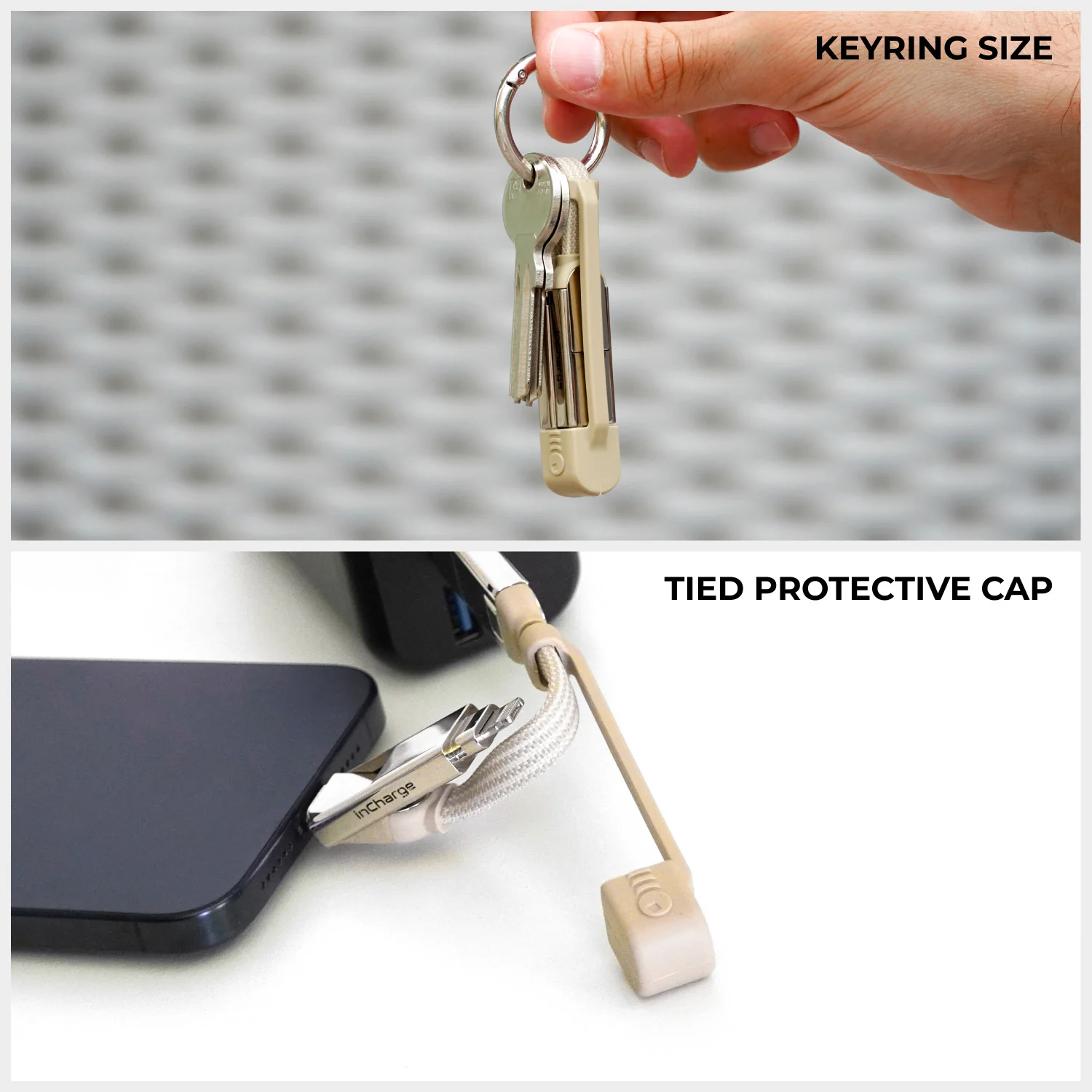 inCharge® XS - 240W Ultra Fast Charging Keyring Cable (4-in-1) - Image 14
