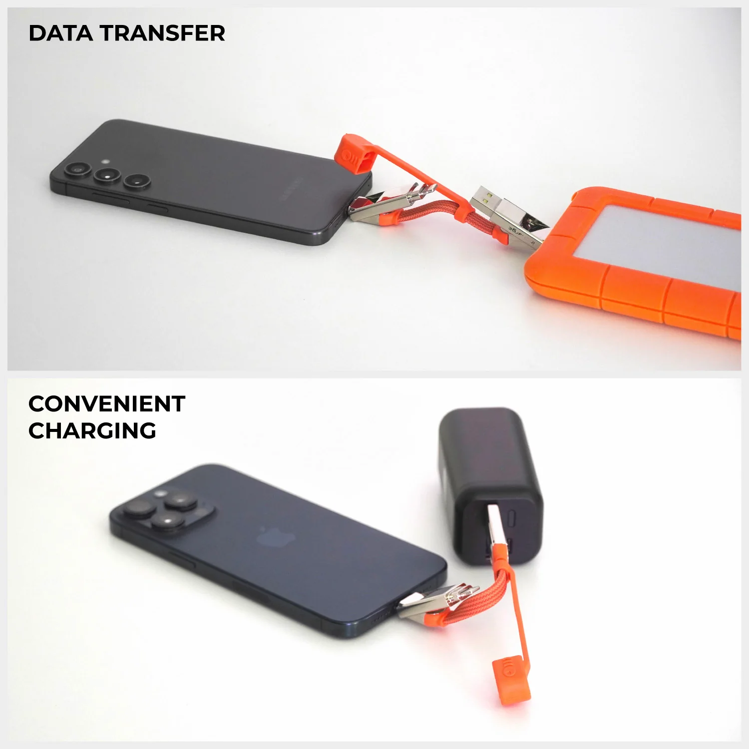 inCharge® XS - 240W Ultra Fast Charging Keyring Cable (4-in-1) - Image 23