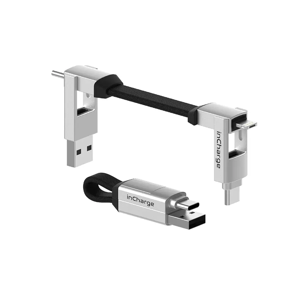inCharge® 6 - 15W, 6in1 keyring cable - Image 8