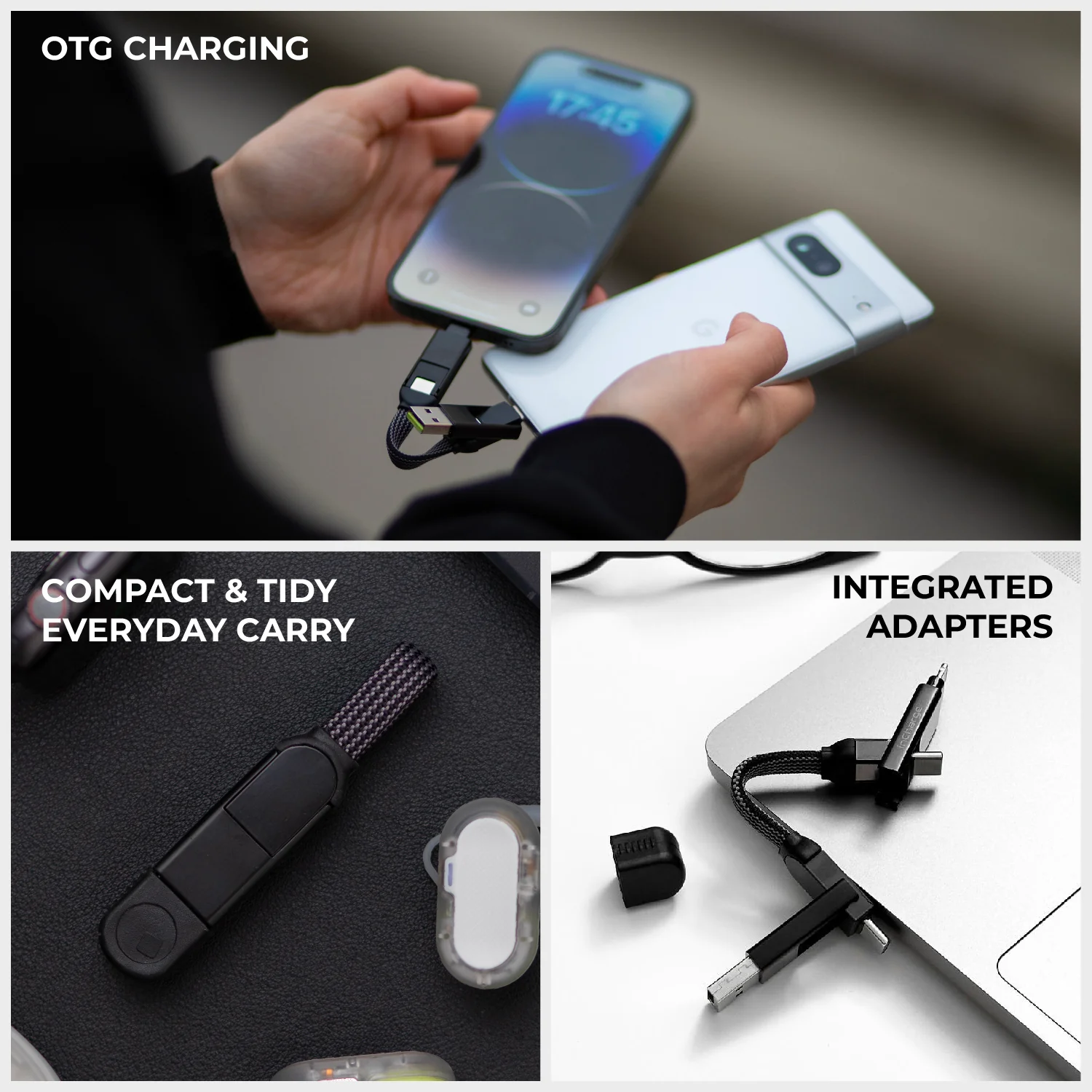 inCharge® X - 100W, 6in1 keyring cable - Image 5