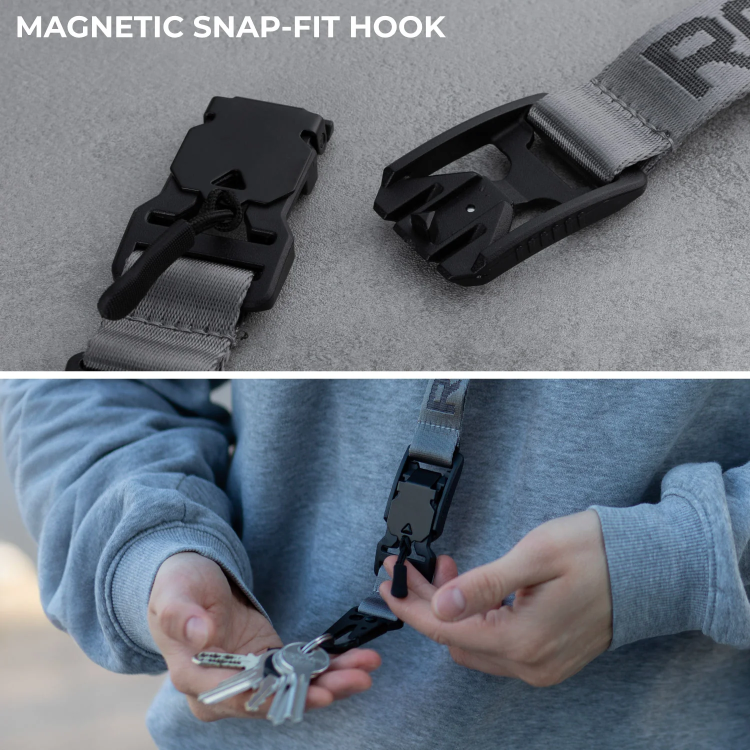 Rolling Square Lanyard - Digital ID & QR Lost Mode - Image 4