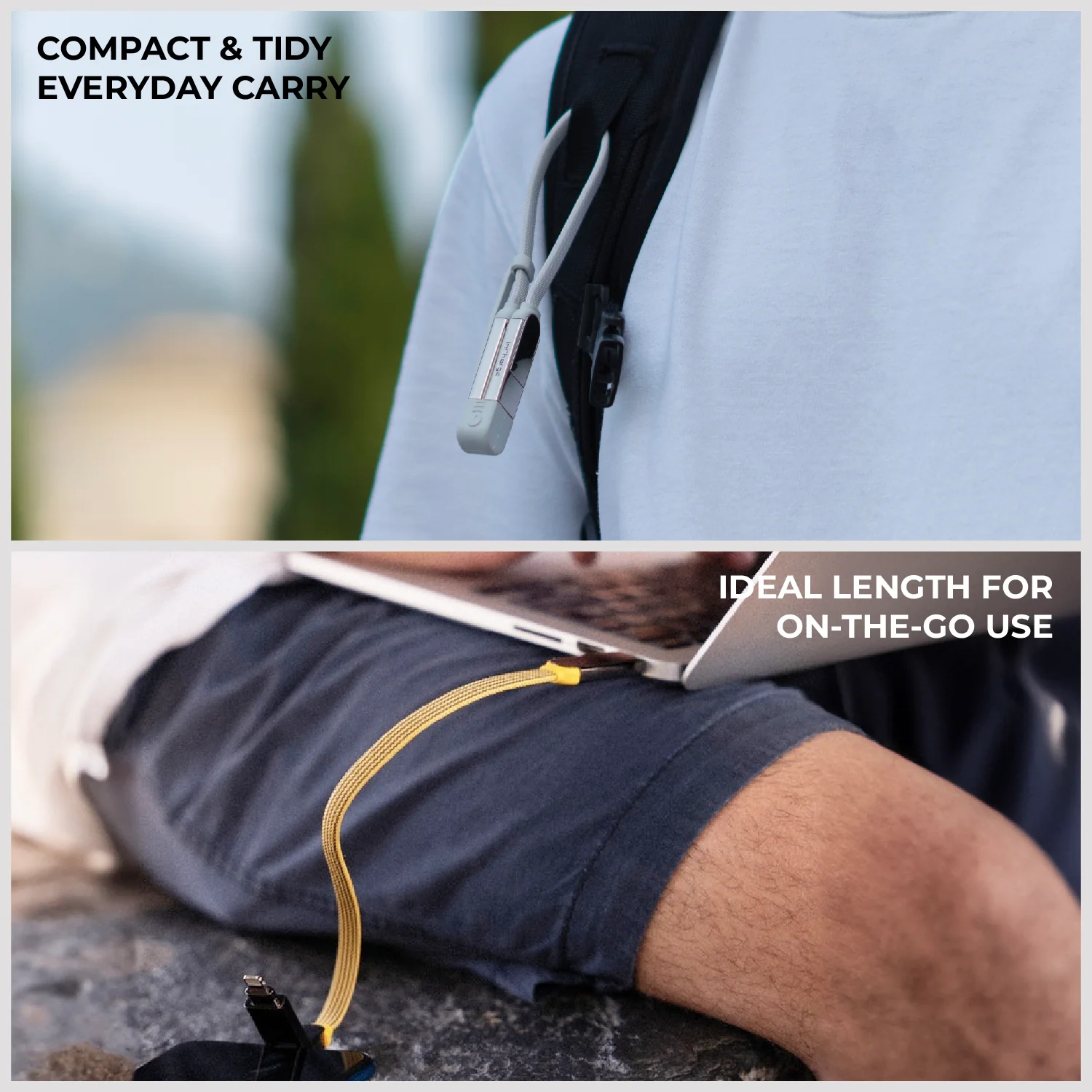 inCharge® XL 30cm / 1ft - 100W, 6in1 travel cable - Image 13