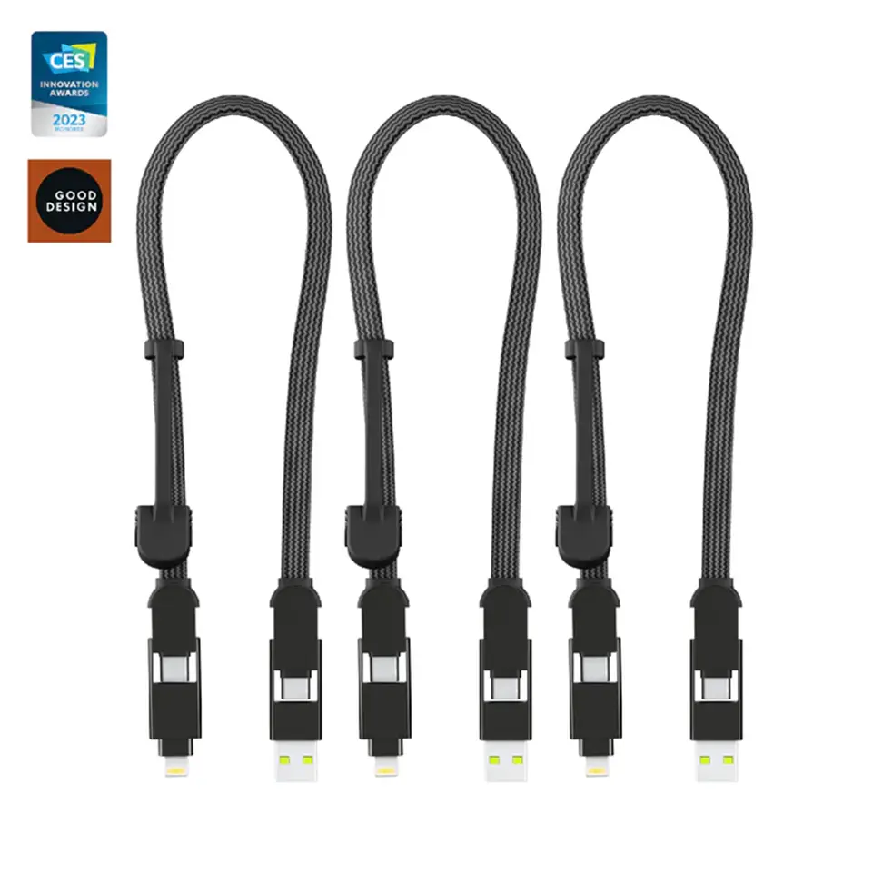 inCharge® XL 30cm / 1ft - 100W, 6in1 travel cable - Image 25